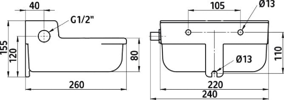 Poidło pływakowe żeliwne S190, 2 l, Kerbl