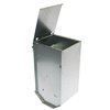 Karmidło dla królików metalowe 14 cm z pokrywką