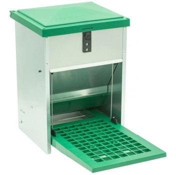 Karmidło zewnętrzne dla drobiu samozamykające Feed-Saver 5 kg