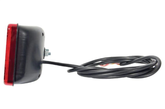 Lampa tylna zespolona LED, lewa, prostokątna, 12/24V Kramp