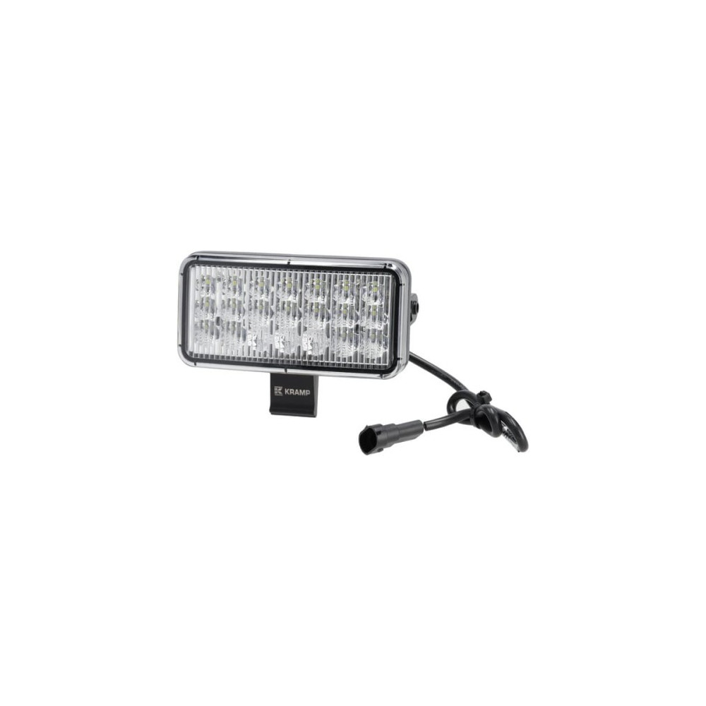 Lampa robocza LED, prostokątna 54W 4100lm 10/30V światło rozproszone 18 LED Kramp