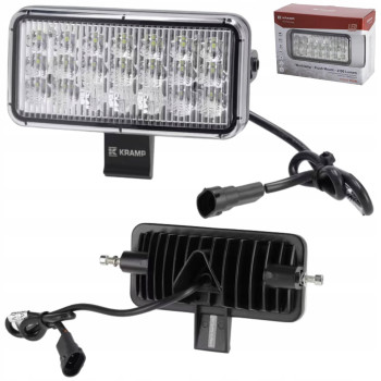 Lampa robocza LED, prostokątna 54W 4100lm 10/30V światło rozproszone 18 LED Kramp