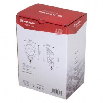 Lampa robocza LED, 40W 4500lm, szerokokątna