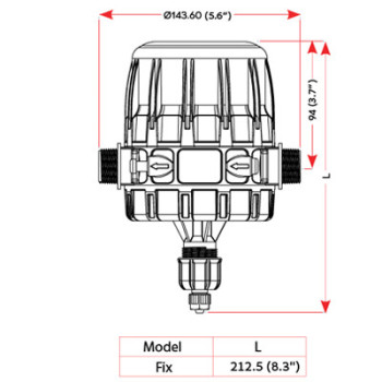 Dozownik nawozów MixRite LF-1000 0,2% FIX | Bez prądu | Fertygacja