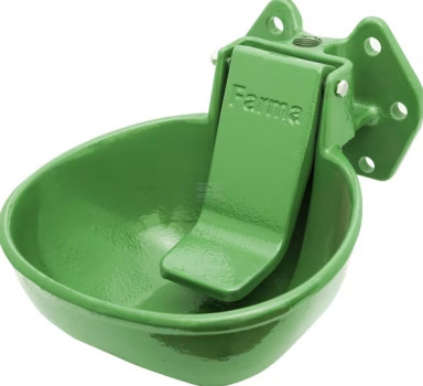 Poidło żeliwne z językiem 2 l | Dla bydła i koni | Przelotowe 1/2”