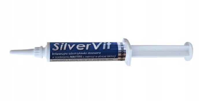 SilverVit 10 ml – bezkarencyjna turbostrzykawka na mastitis | Ochrona wymienia bez antybiotyków
