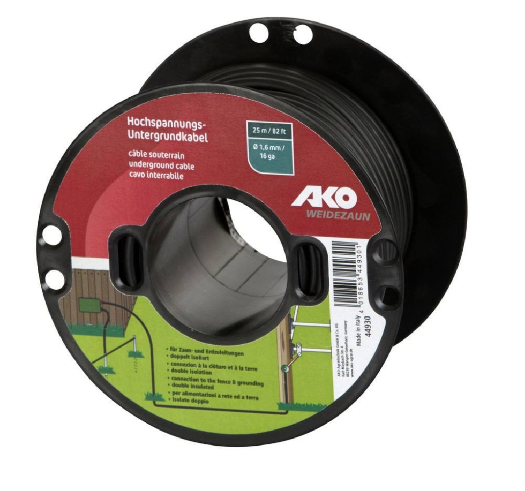 Przewód podziemny 25 m 1,6 mm AKO – odporne uziemienie