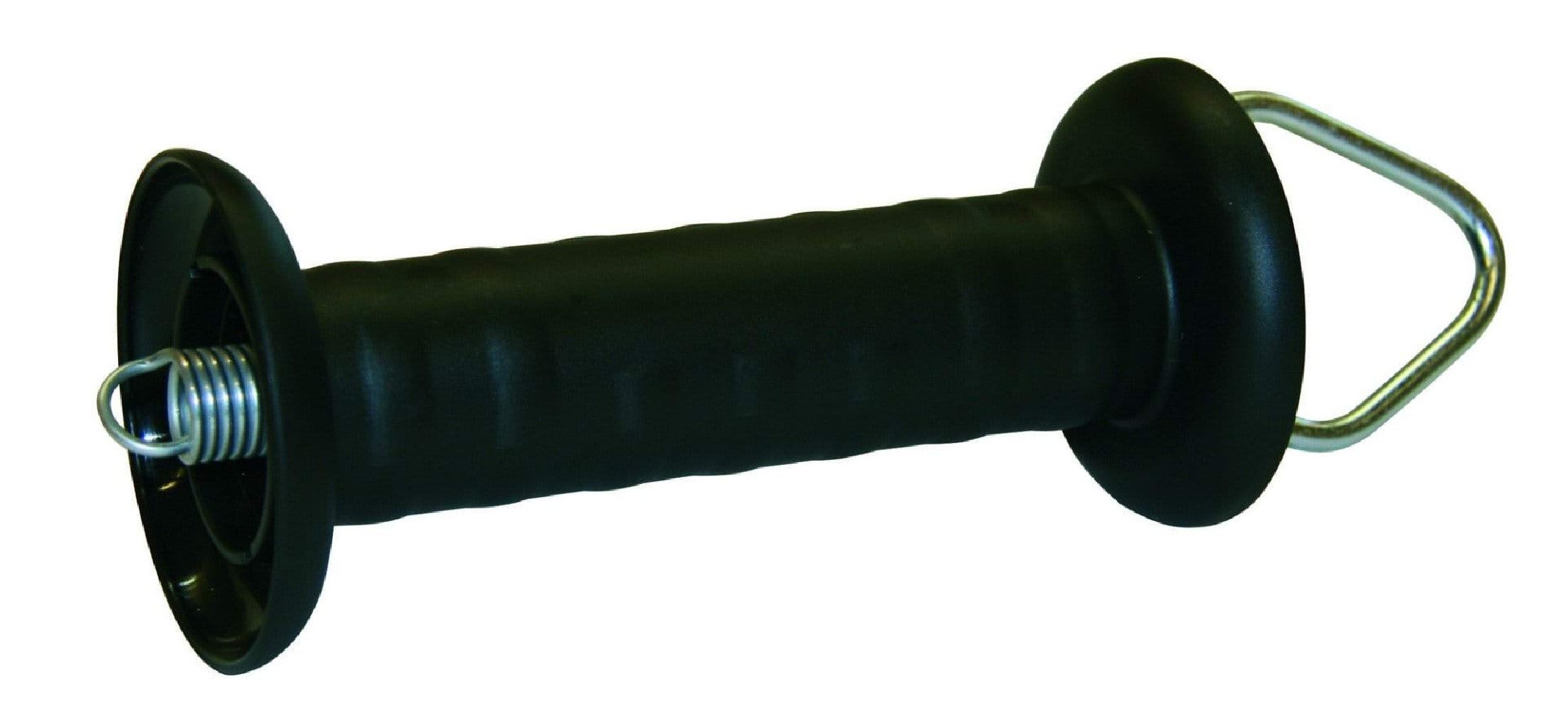 Uchwyt bramowy Kerbl czarny z uchem 23 cm – mocny, trwały