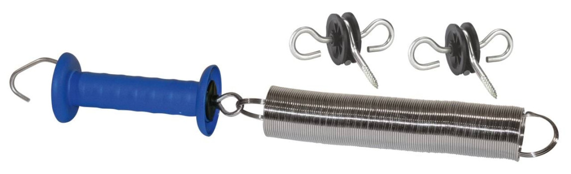 Izolator bramowy zestaw 5 m z uchwytem i sprężyną niebieski