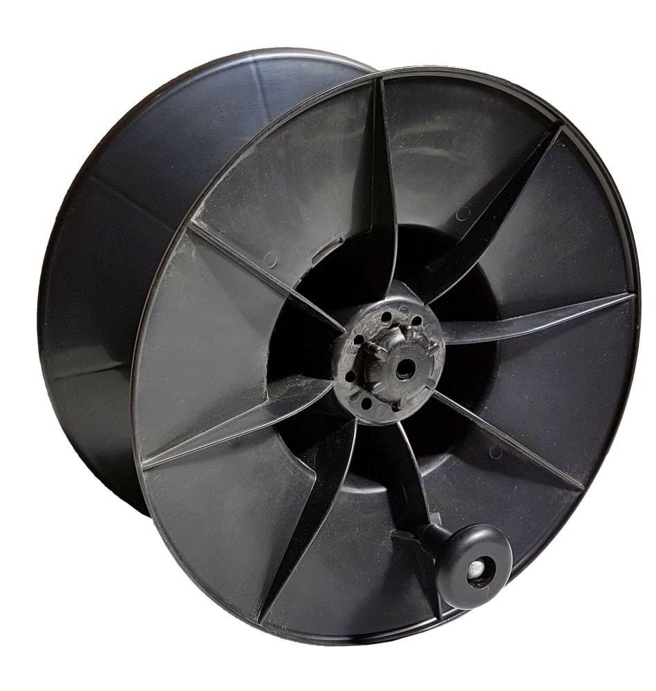 Taśma/plecionka szpula z blokadą KERBL – 600–1000 m, czarna