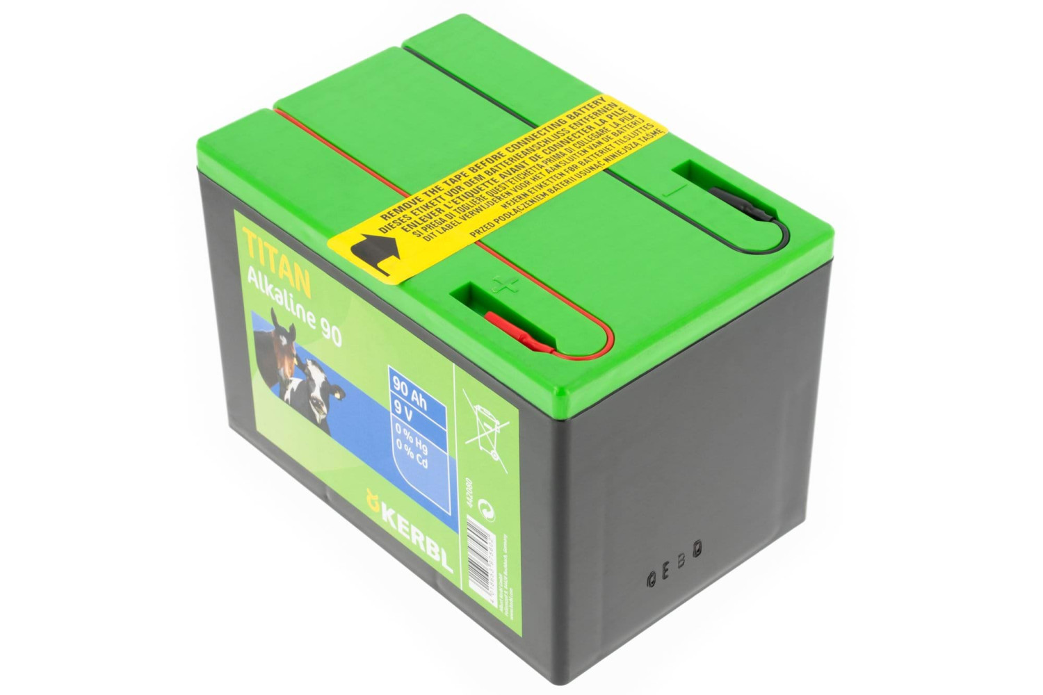 Bateria 9V 90Ah KERBL do elektryzatora TITAN – mocna i trwała