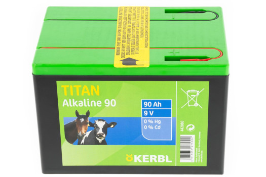 Bateria 9V 90Ah KERBL do elektryzatora TITAN – mocna i trwała