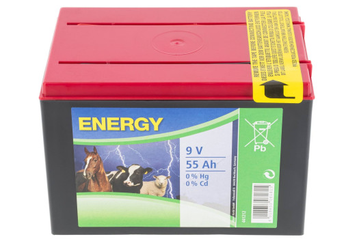 Bateria 9V 55Ah Kerbl do elektryzatora – mocna i niezawodna