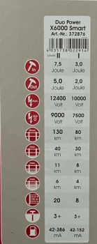 Elektryzator AKO 7,5J Duo Power X6000 Smart – uniwersalny