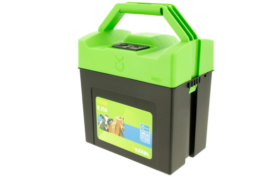 Elektryzator bateryjny KERBL TITAN B250 0,32J — dla koni