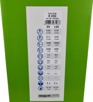 Elektryzator bateryjny KERBL TITAN B250 0,32J — dla koni