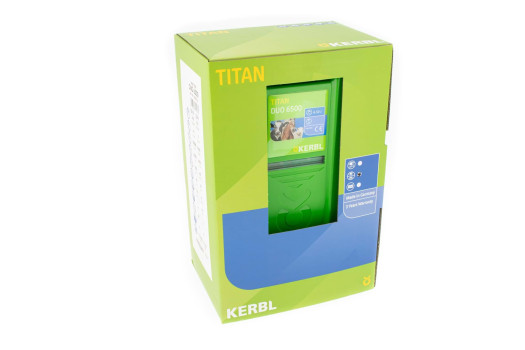 Elektryzator TITAN DUO 6500 6,5J 12/230V Kerbl | Do 150 km