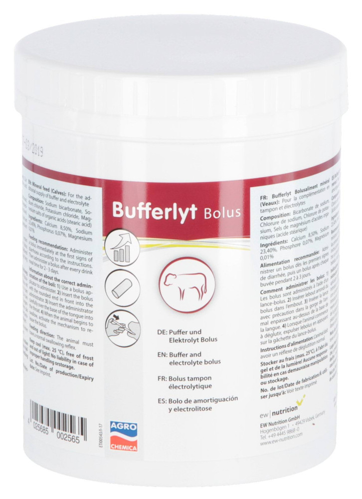 Bufferlyt bolus dla cieląt – elektrolity i bufory 15x13g