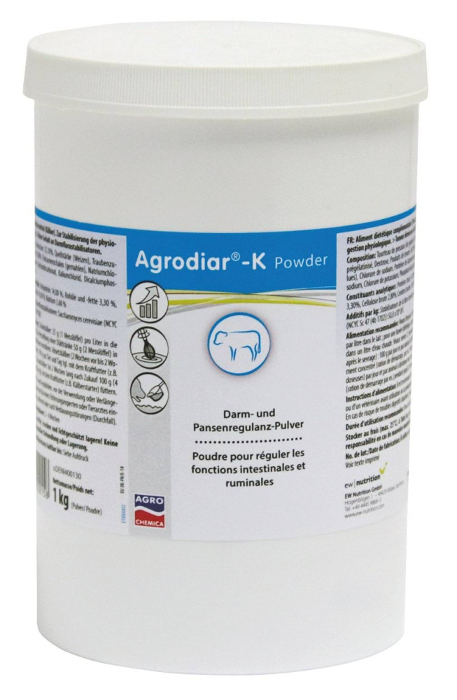 Preparat na biegunkę u cieląt Agrodiar-K® 1 kg - Agrochemica