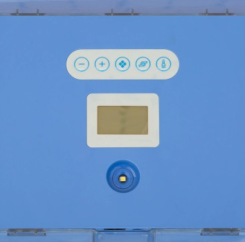 Inkubator do jaj automatyczny z pompą wilgotności, regulowaną tacą OVOstart 70