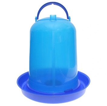 Poidło dla drobiu NEPTUN 3L Transparentne z uchwytem dla kur, kaczek i innych ptaków