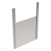 Drzwiczki do kurnika 37x50 cm Gilotynowe stalowe Ochrona przed drapieżnikami