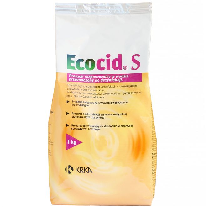 ECOCID S 1 kg preparat do dezynfekcji wirusy, bakterie, grzyby